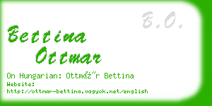 bettina ottmar business card